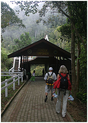 The Timpohon gate - the entrance to "The Summit Trail".
