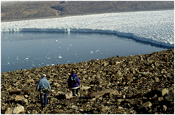 The Quaanaaq bay glacier back in 1992 - now gone in this area!